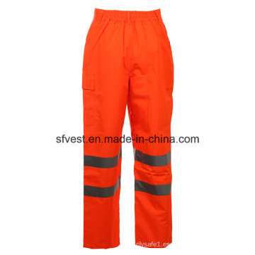 Clase 2 Safety Oxford con pantalones reflectantes de seguridad de alta visibilidad